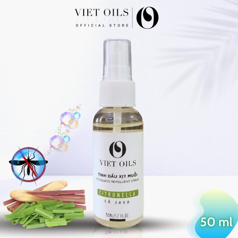Tinh dầu xịt muỗi VietOils 50ml bảo vệ gia đình