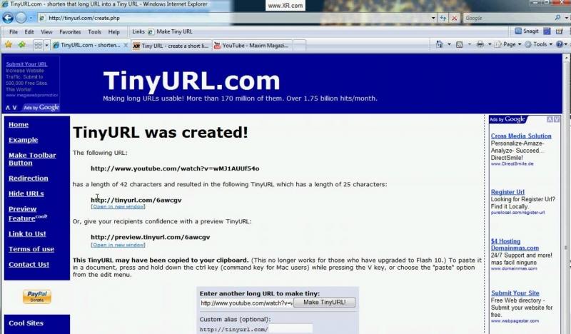 Trang chủ Tiny URL