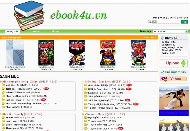 Cung cấp ebook miễn phí