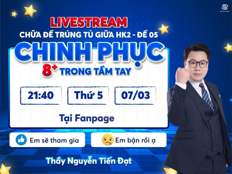 Toán thầy Đạt - chuyên luyện thi Đại Học 10,11,12