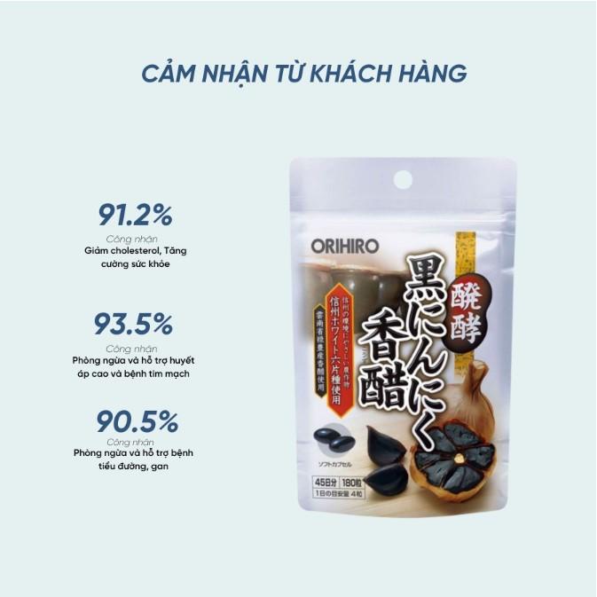 Tỏi đen tăng cường sức đề kháng Orihiro 180 viên