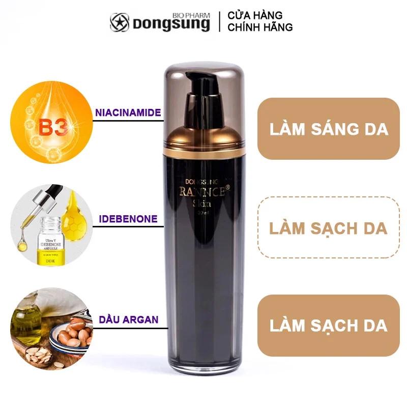 Toner dưỡng sáng da mờ nám Dongsung Rannce Skin