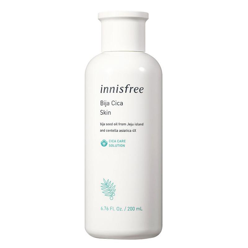 Nước cân bằng chăm sóc da mụn innisfree Bija Cica Skin