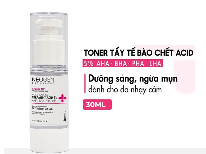 Toner tẩy tế bào chết Neogen Dermalogy Treatment Acid