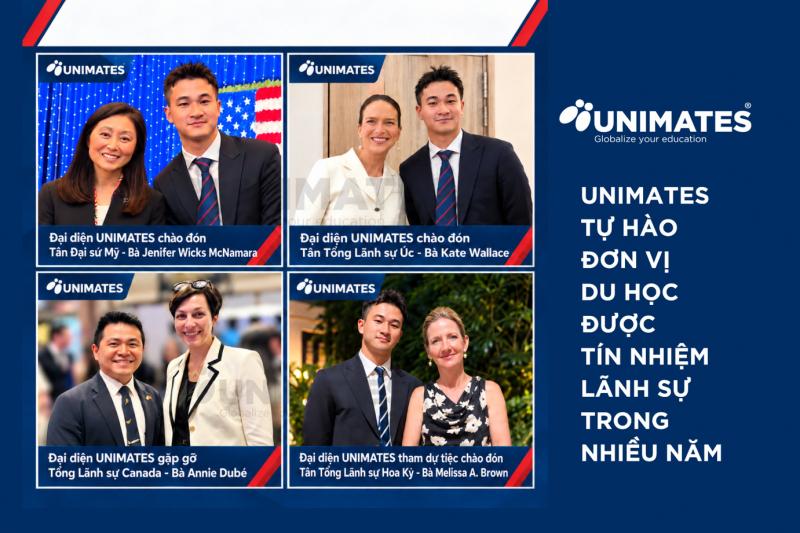 UNIMATES Education là đơn vị du học hiếm hoi được tín nhiệm từ các cơ quan lãnh sự trong nhiều năm