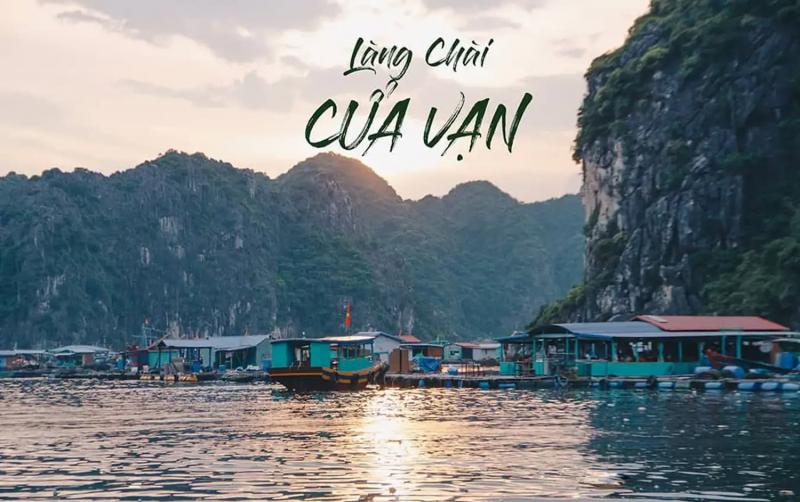 Làng chài nhìn từ trên cao