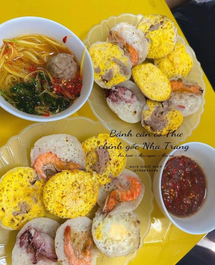 Bánh căn cô Thư - chính gốc Nha Trang