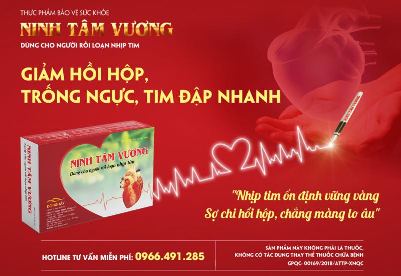 TPCN Ninh Tâm Vương - giúp ổn định nhịp đập trái tim