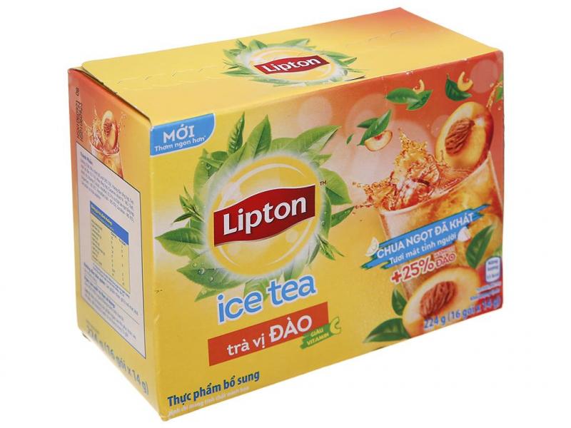 Trà Hòa Tan Lipton Ice vị đào