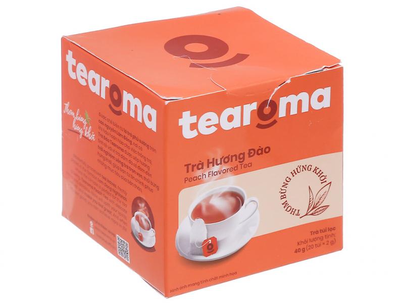 Trà đào túi lọc Tearoma