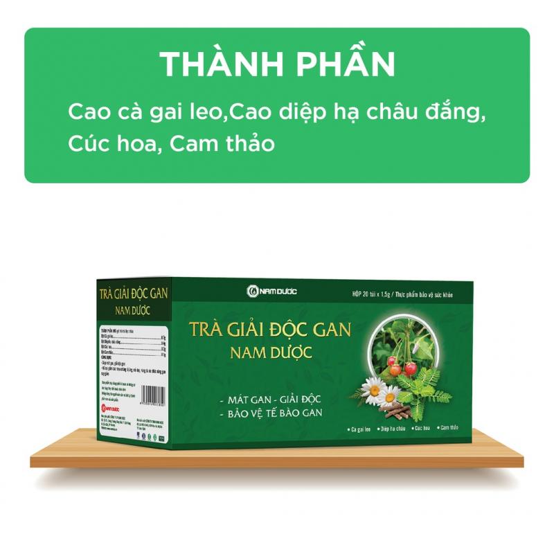 Trà giải độc gan Nam Dược