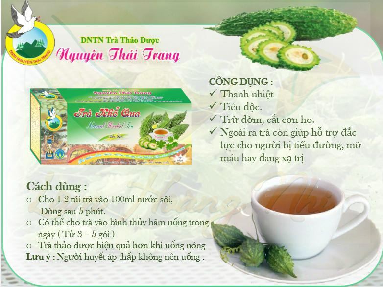 Trà khổ qua rừng túi lọc Nguyên Thái Trang