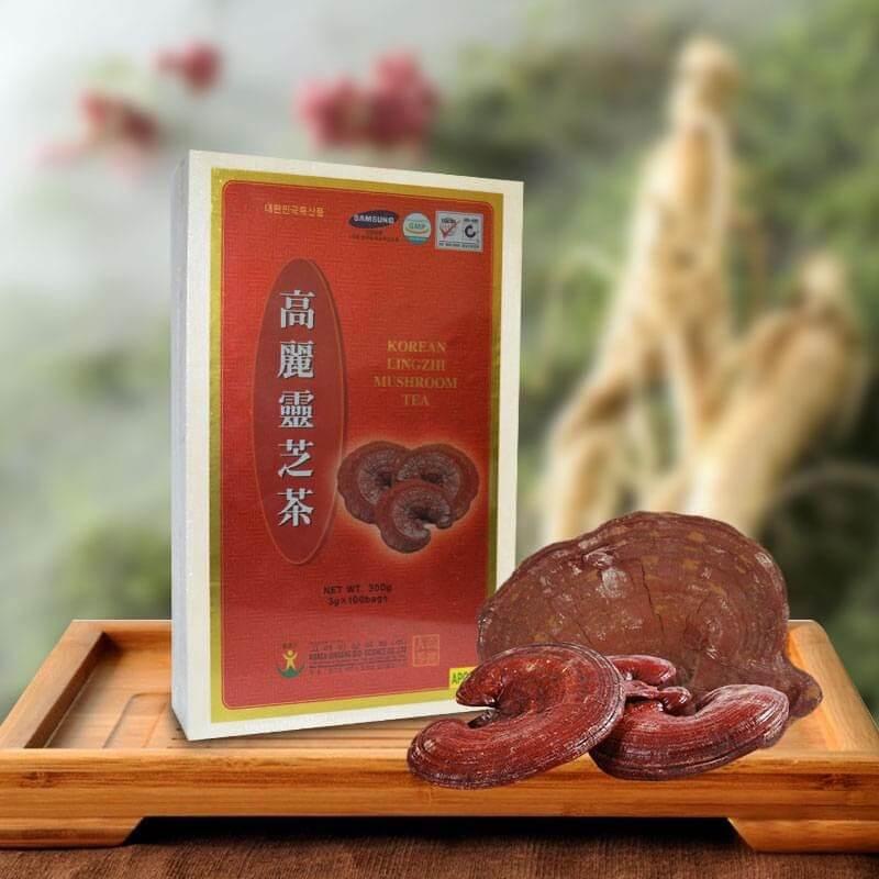 Trà Linh Chi Bio Apgold Korean Lingzhi Mushroom Tea