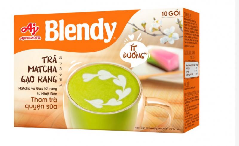 Trà matcha gạo rang Ajinomoto Blendy