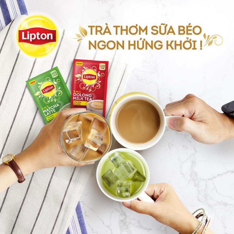 Trà sữa Ô long Lipton 3 trong 1 136g (8 gói)