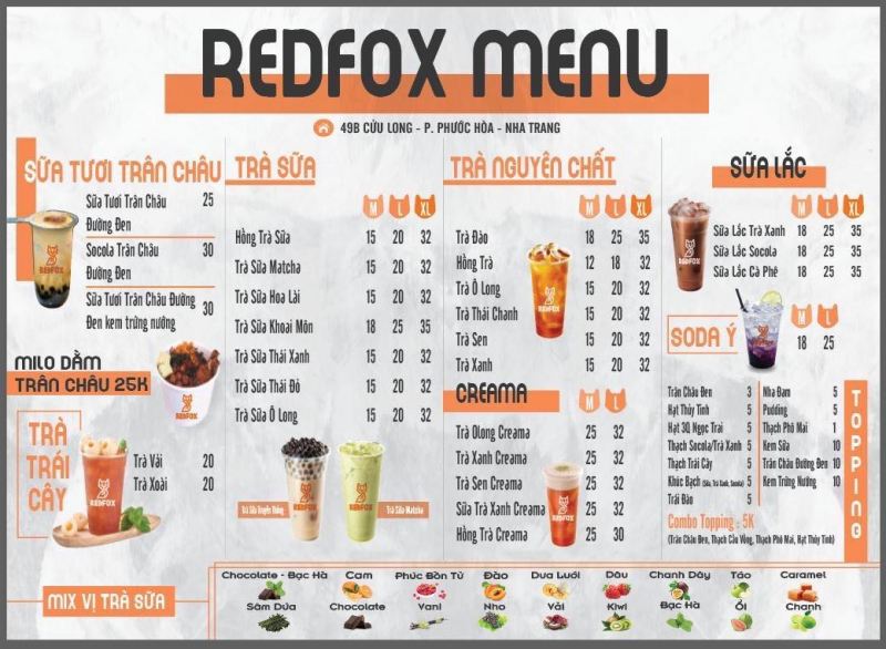 Trà sữa Redfox - Tea