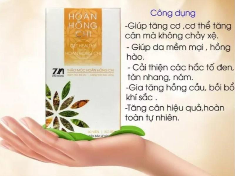 Trà Hoàn Hồng Chi là một sản phẩm được chiết suất từ nhiều loại thảo dược rất tốt cho những người gầy.