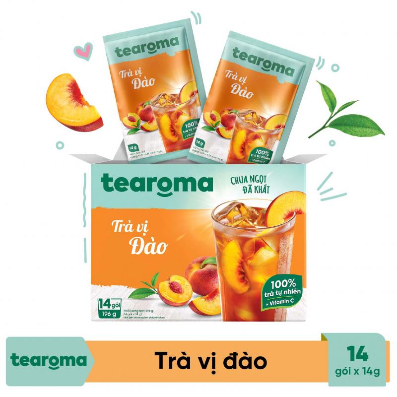 Trà Tearoma hòa tan vị Đào