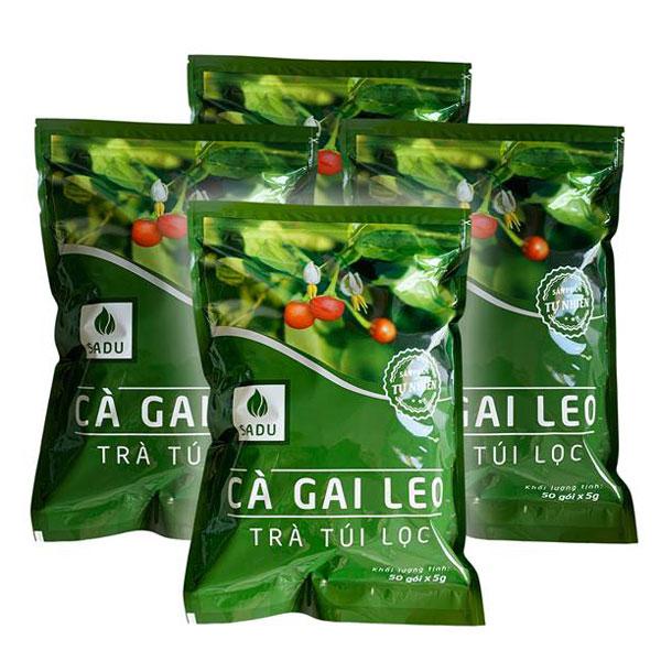 Trà túi lọc Cà Gai Leo Sadu 250g - Hỗ trợ bảo vệ lá Gan cho cả gia đình bạn