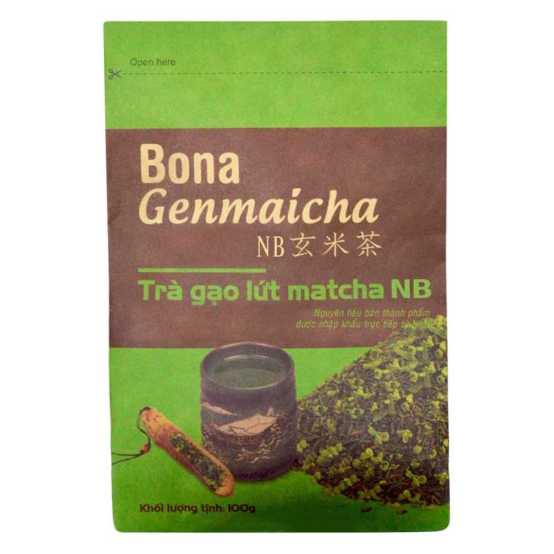 Trà xanh gạo lứt Bona Genmaicha