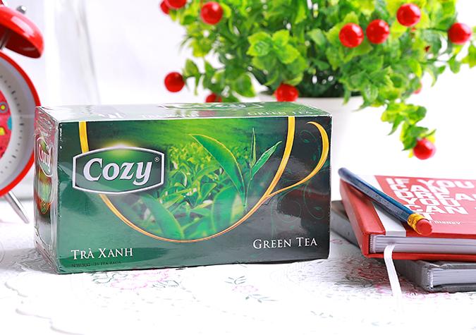 Trà xanh túi lọc Cozy