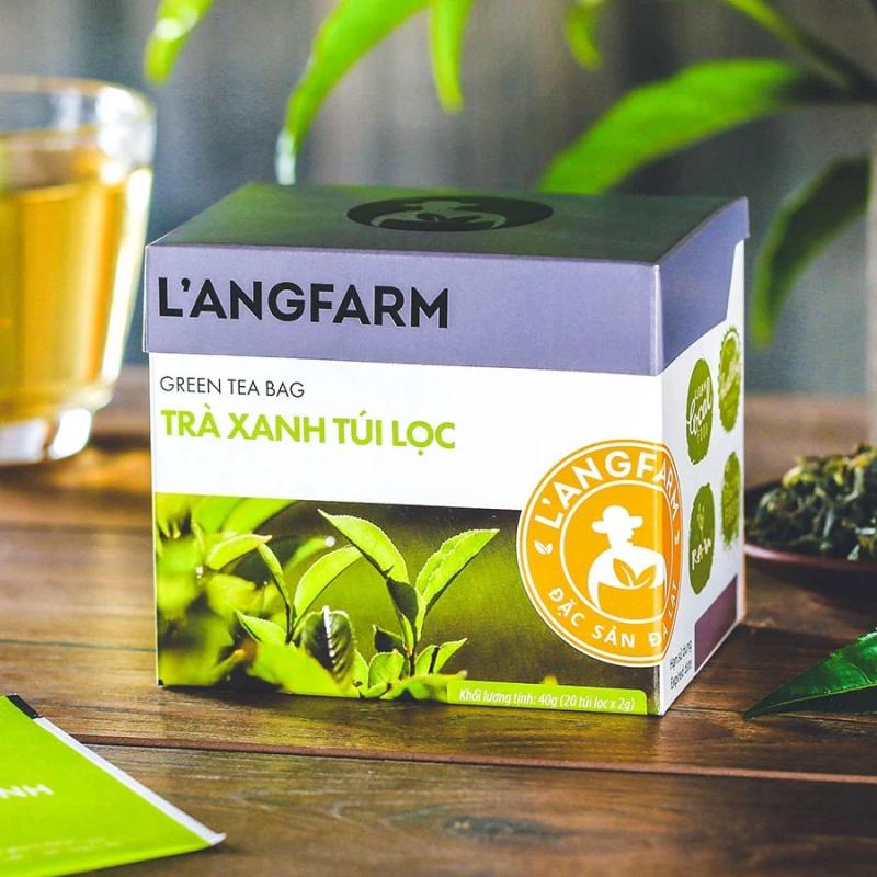 Trà xanh túi lọc L'angfarm