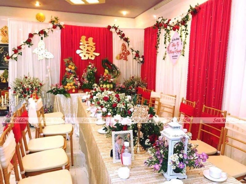 Trang Trí Tiệc Cưới Bình Thuận Sea Wedding