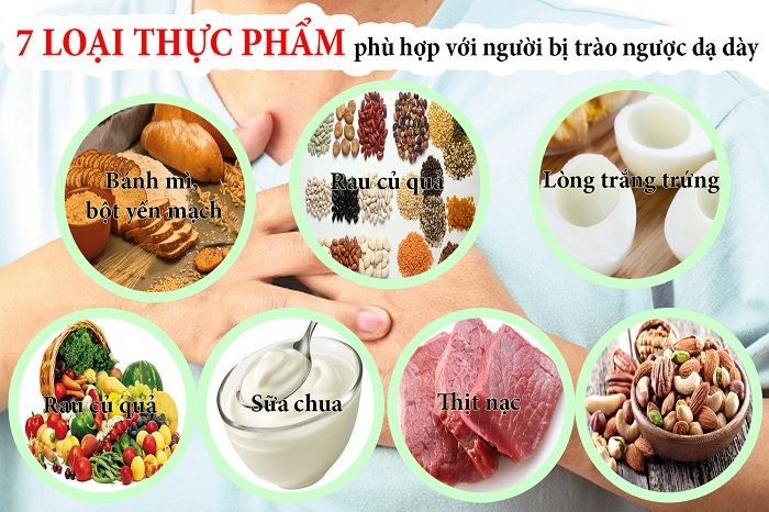 Trào ngược dạ dày nên ăn gì?