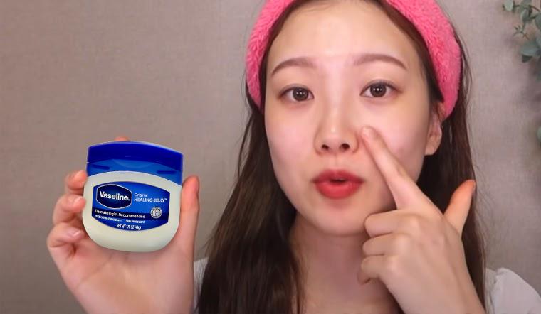 Vaseline trị mụn đầu đen