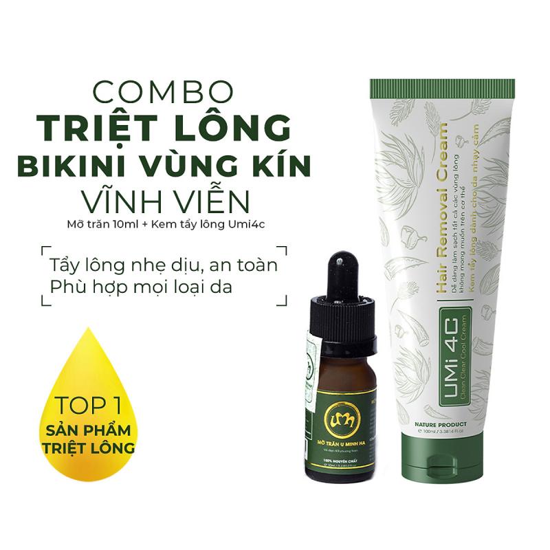 Triệt lông Bikini vùng kín vĩnh viễn Umiha Organic