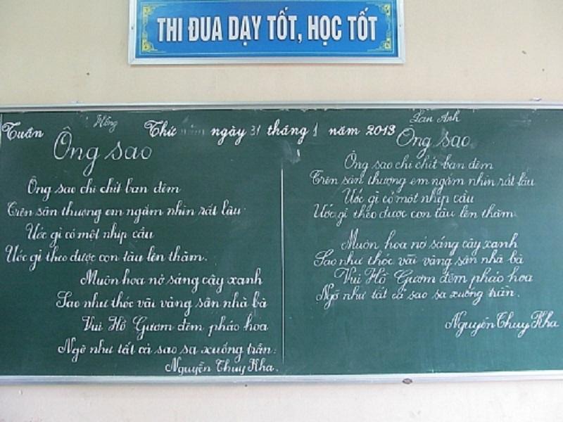 Trình bày bảng đẹp