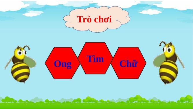 Trò chơi: Ong tìm chữ - Trò chơi tiếng Anh vui nhộn