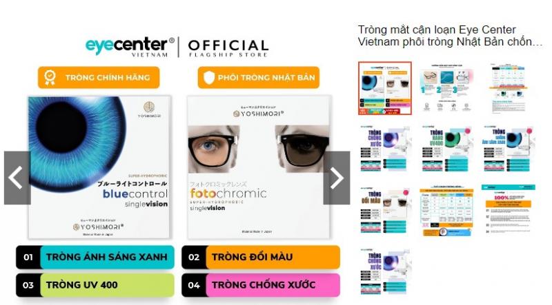 Tròng mắt cận loạn Eye Center Vietnam