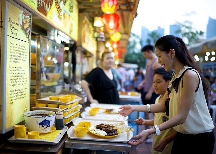 Trung tâm ẩm thực Maxwell Road Hawker