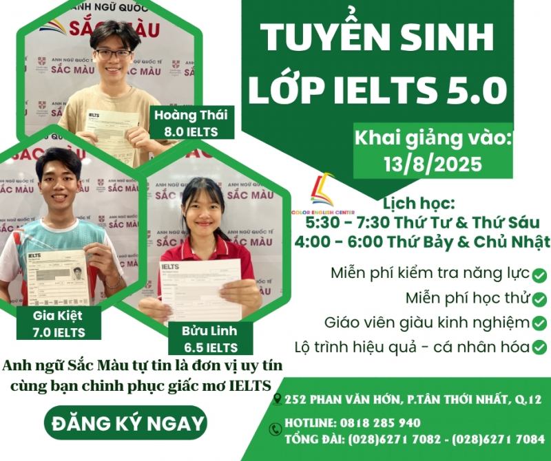 Trung tâm Anh ngữ Sắc Màu