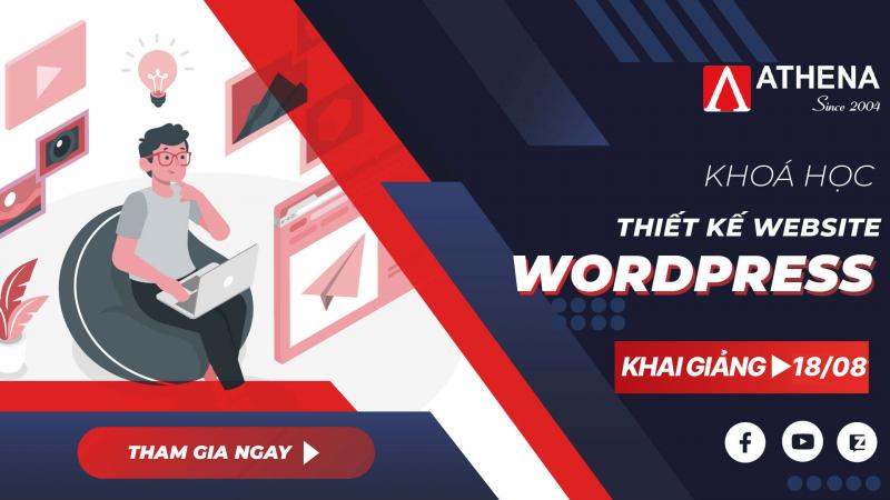 Khóa học Thiết kế website của Trung tâm Athena