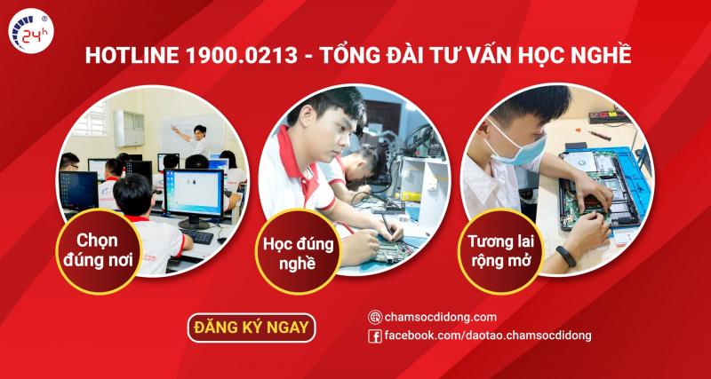 Trung Tâm Đào Tạo KTV Điện Thoại Và Laptop 24h