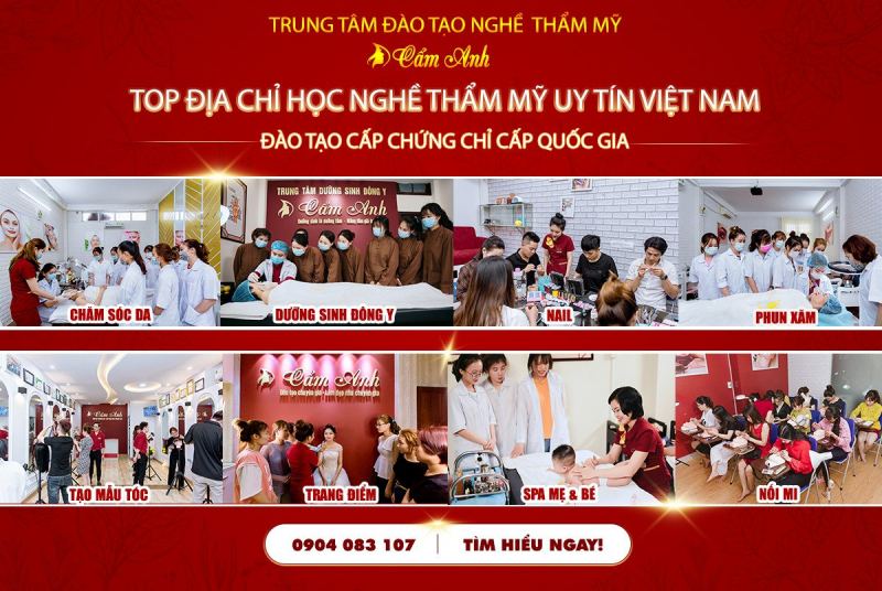 Trung  tâm đào tạo  thẩm mỹ Cẩm Anh