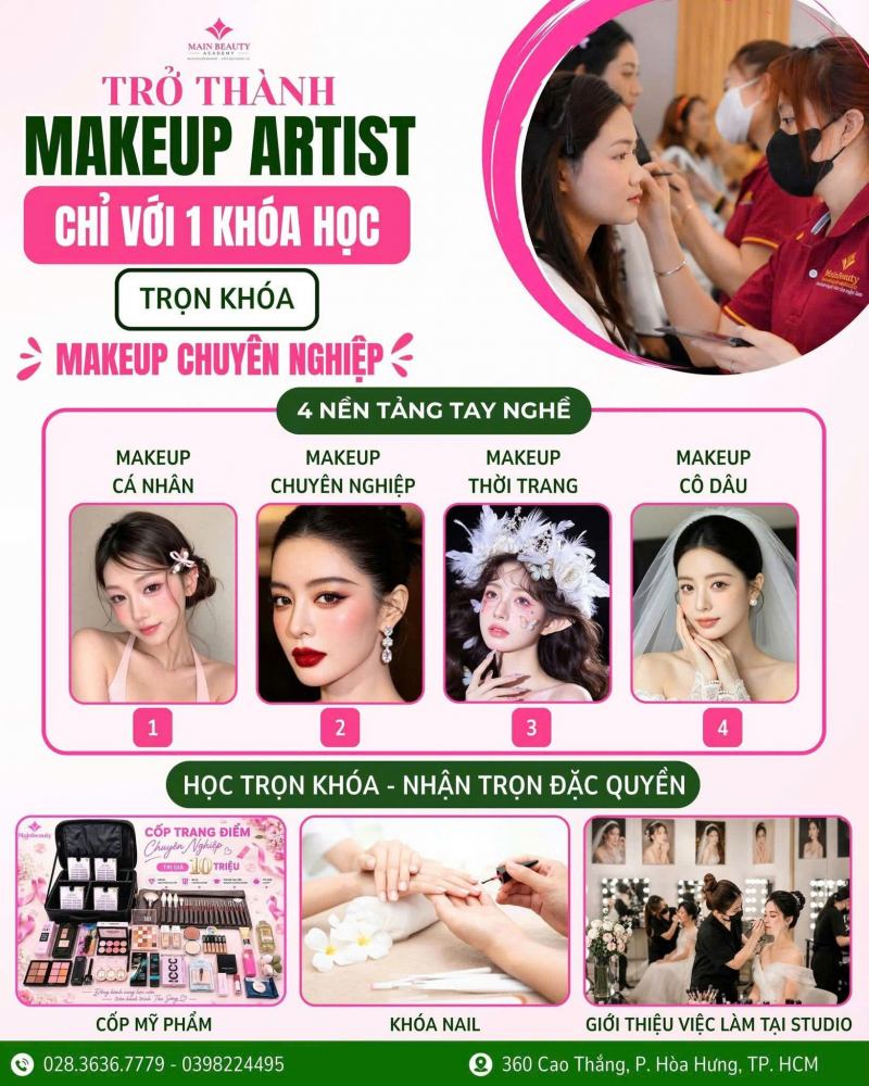 Trung tâm Đào tạo Thẩm mỹ MainBeauty