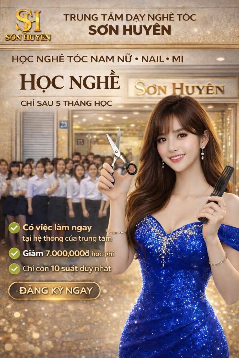 Trung tâm dạy nghề tóc Sơn Huyền