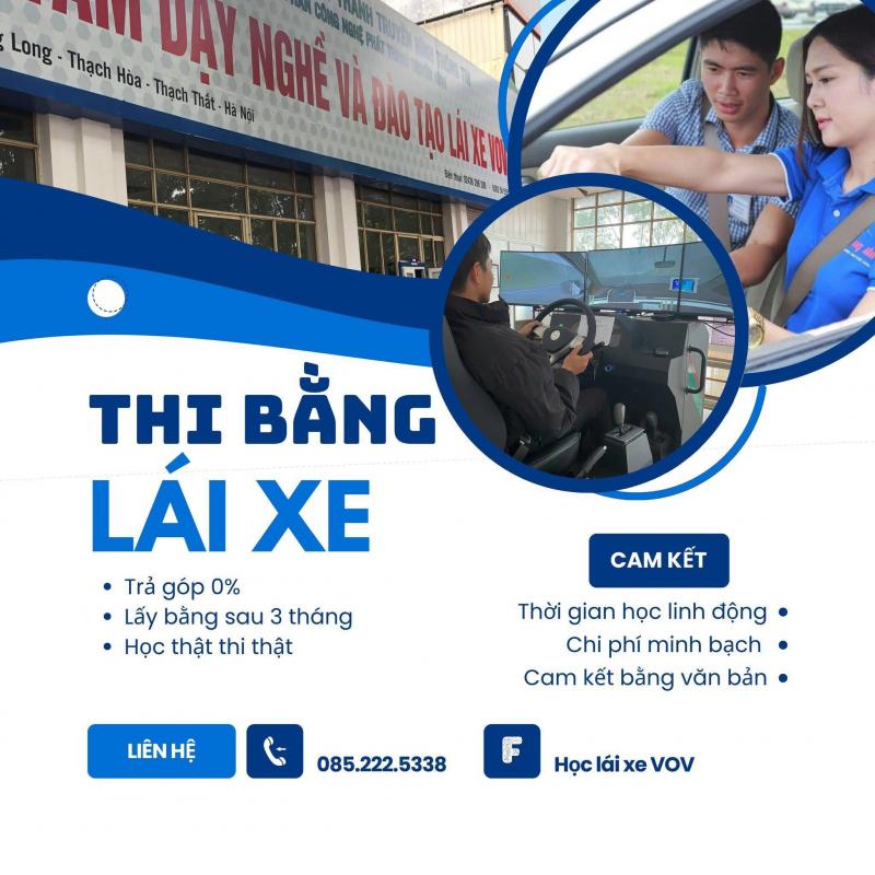 Trung Tâm Dạy Nghề Và Đào Tạo Lái Xe VOV