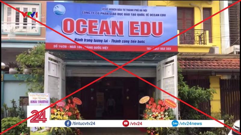 Trung tâm Ocean Edu mạo danh