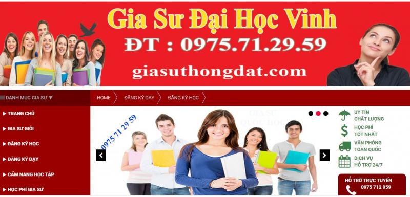 Trung tâm gia sư đại học Vinh