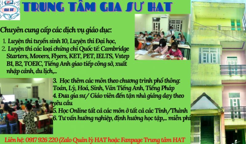 Trung tâm gia sư HAT