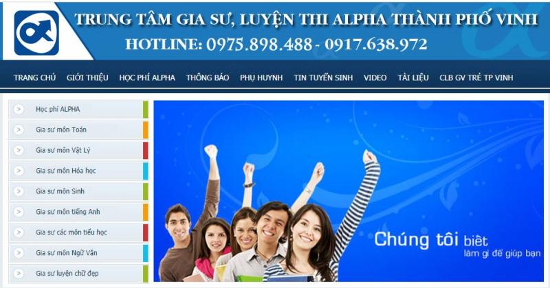 Trung tâm gia sư luyện thi Alpha