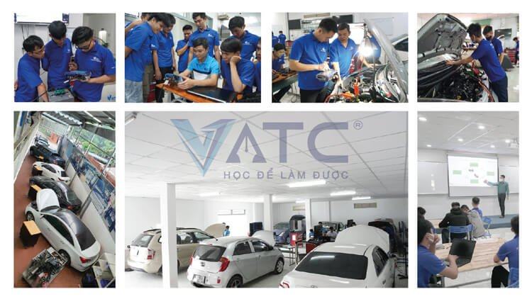 VATC - Trung Tâm Huấn Luyện Kỹ Thuật Ô Tô Việt Nam là trung tâm huấn luyện kỹ thuật ô tô, dạy sửa chữa điện - điện tử ô tô chuyên nghiệp đầu tiên và uy tín tại Việt Nam