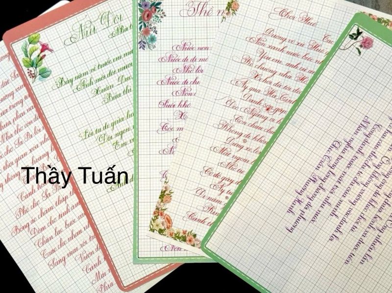 Trung tâm luyện chữ đẹp Thầy Tuấn