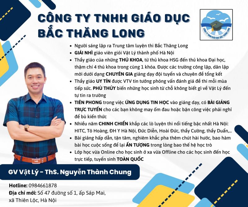 Trung Tâm Luyện Thi Bắc Thăng Long