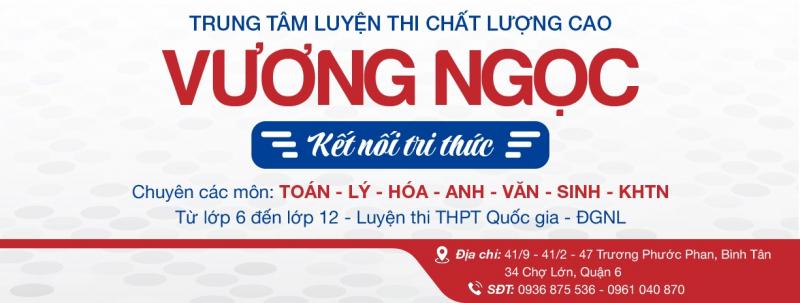 Trung tâm luyện thi VƯƠNG NGỌC