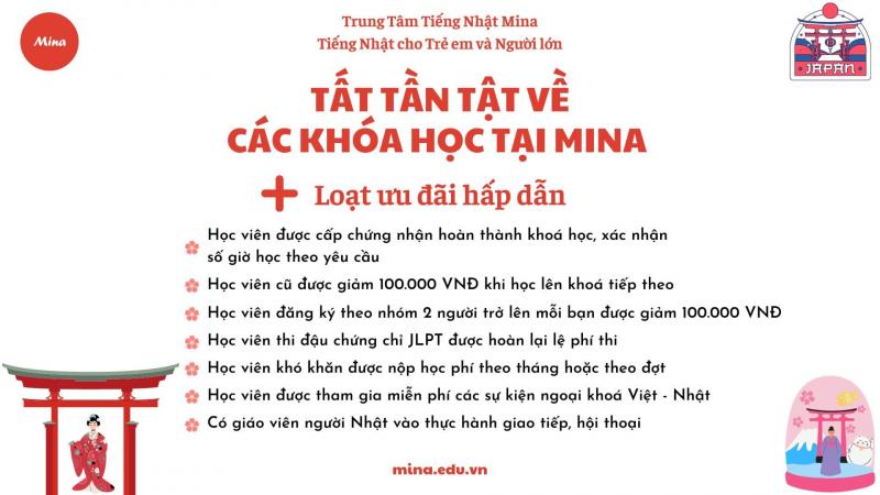 Trung tâm tiếng Nhật Mina